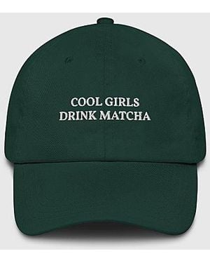 The Refined Spirit Cool Girls Drink Matcha Hat - Green