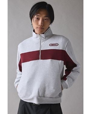 Standard Cloth Jump Shot Quarter-Zip Sweatshirt - Gray
