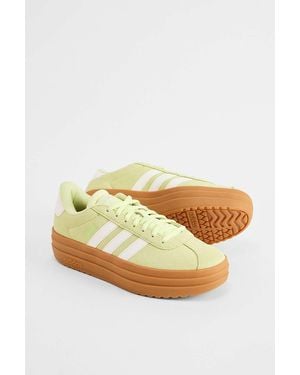 adidas Yellow Vl Court Bold Trainers - Natural