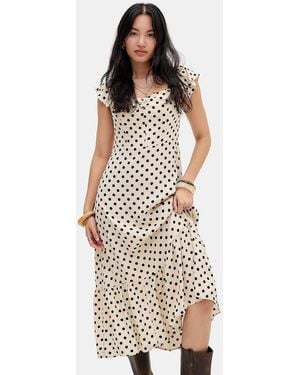 Urban Outfitters Uo Over The Moon Midi Dress - Natural