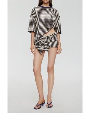 Lioness Bloom Stripe Bubble Mini Skort - Multicolor