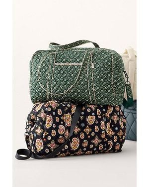 Vera Bradley Quilted Cotton Miramar Weekender Bag - Green