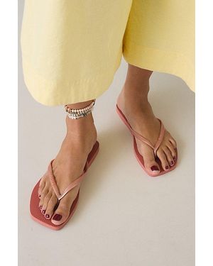 Havaianas Slim Square Flip Flop Sandals - Multicolor