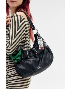 BDG Sonny Loop Through Faux Leather Bag - Black