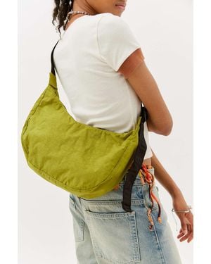 BAGGU Medium Nylon Crescent Bag - Green