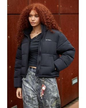 iets frans... Recycled Water Resistant 90s Riley Puffer Jacket - Black