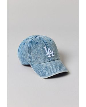 Mitchell & Ness Mlb Los Angeles Dodgers Denim Dad Hat - Blue