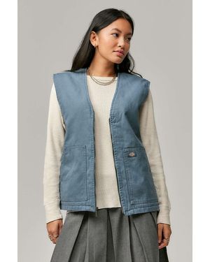 Dickies Duck Blue Canvas Summer Vest Jacket