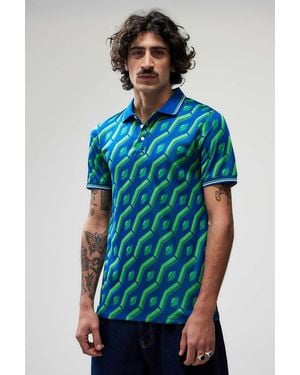 Umbro Uo Exclusive Quetzal Green Polo Shirt - Blue