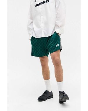 Umbro Uo Exclusive Green Checkerboard Shorts
