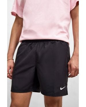 Nike Swim Solid Black Swim Shorts - Pink
