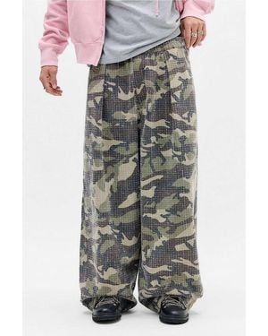 BDG Bobbi Camo Cocoon Trousers - Grey