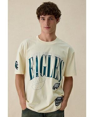 Pro Standard Nfl Philadelphia Eagles Stamped Graphic Tee - White