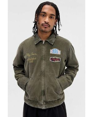 BDG Green Corduroy Mechanic Jacket