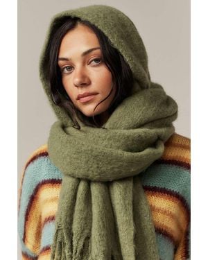 Urban Outfitters Uo Tia Recycled Blanket Scarf - Green