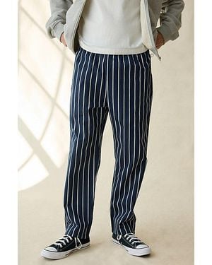 Cookman Nlbm Chicago American Giants Pinstripe Semiwide Chef Pants - Blue