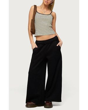 Edikted Petite Kori Oversized Sweatpants - Black