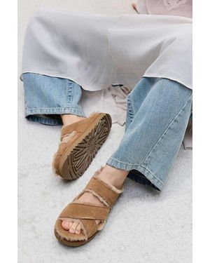 UGG Chestnut Greenport Cross Sandals - Blue
