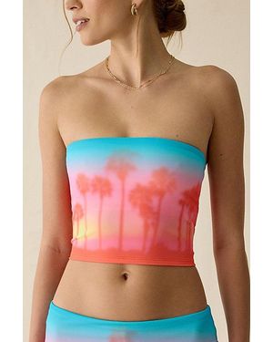 Out From Under Lila Cropped Tube Top - Pink