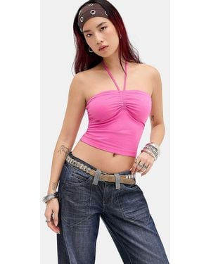 BDG Danni Bandeau Top - Pink