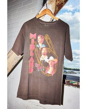 Urban Outfitters Midland The Get Lucky Tour Graphic Tee - Brown