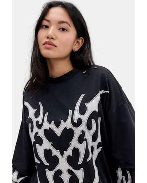 Minga Nimbus Sigil T-shirt S At Urban Outfitters - Black