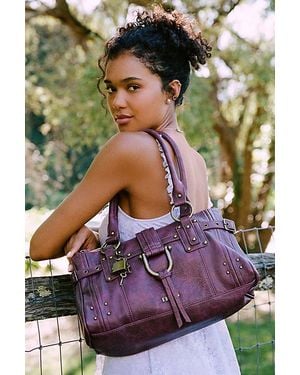 BDG Karlie Lock Shoulder Bag - Purple