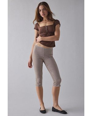 Kimchi Blue Ellie Mid-Rise Stretch Capri Pant - Gray