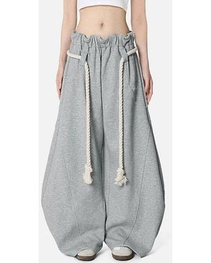 AELFRIC EDEN Super Baggy Barrel Sweatpants - Gray