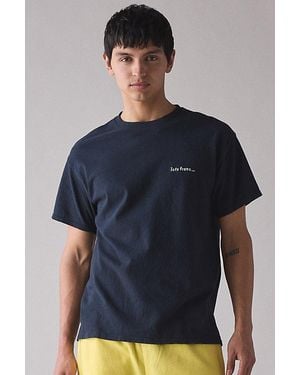 iets frans... Iets Frans. Iets Frans… Cotton Logo Tee - Blue