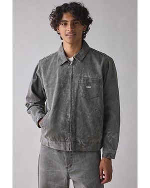 Obey Workman Zip Jacket - Gray