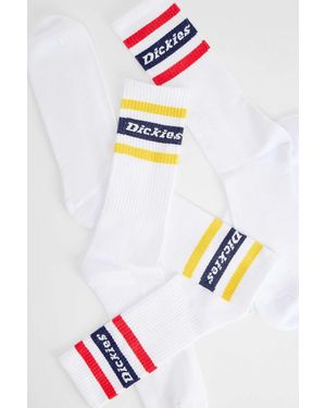 Dickies White Genola Socks 2-pack
