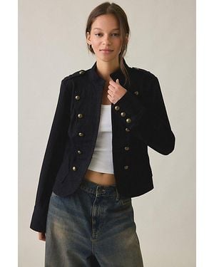 BDG Cate Cotton Band Jacket - Black