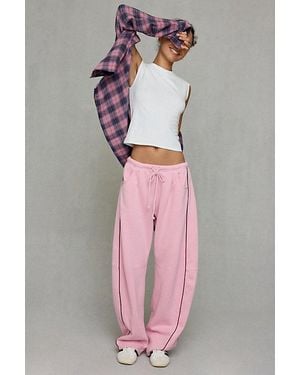 Out From Under Essential Barrel Leg 2.0 Sweatpants - Pink