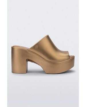 Melissa Hype Jelly Mule Heel - Metallic