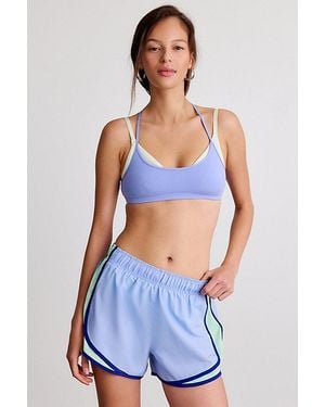 Nike Dri-Fit Tempo Mid-Rise 3" Running Shorts - Blue