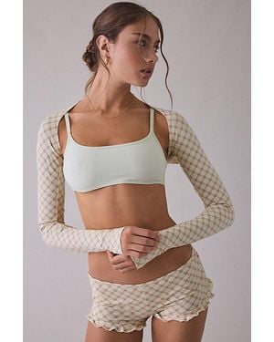 Out From Under Bec Ballet Long Sleeve Shrug Top - Multicolor
