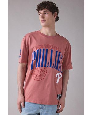 Pro Standard Mlb Philadelphia Phillies Team Logo Tee - Red