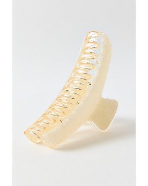 Urban Outfitters Moonlight Glitter Claw Clip - White