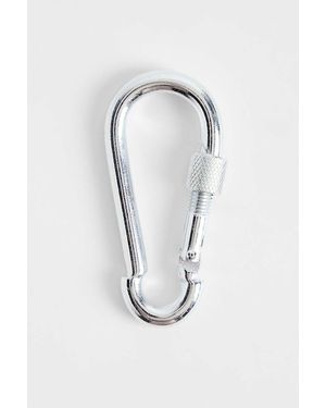 Urban Outfitters Uo Silver Classic Carabiner - White
