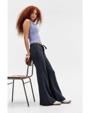 Out From Under Lived In Flared Joggers - Black