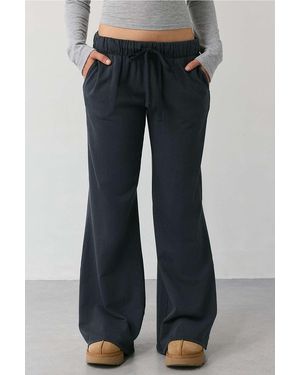Out From Under Lived In Flare Joggers - Black