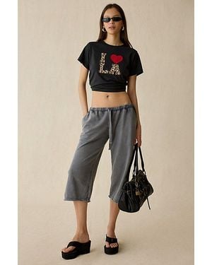 Out From Under Spring Breaker Slouch Capri Pants - Natural