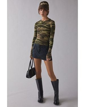 BDG Trail Star Utility Low-Rise Micro Mini Skirt - Black