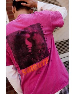 Urban Outfitters Uo Grunge Shibuya T-shirt - Pink
