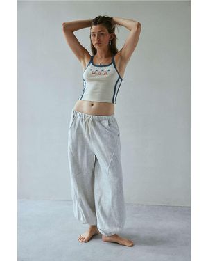 Out From Under Kai Barrel Joggers - Grey