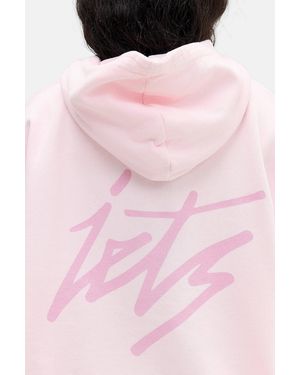 iets frans... Script Logo Hoodie - Pink