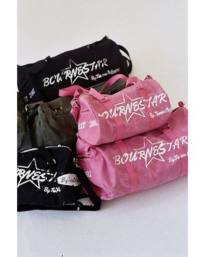 BOURNESTAR Waxed Canvas Duffle Bag - Pink