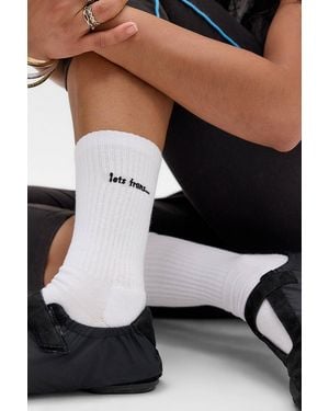 iets frans... Sports Socks - Black