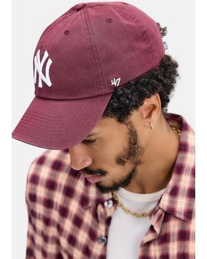 '47 Ny Yankees Clean Up Cap - Red